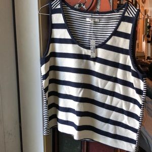 Madewell knit boxy tank